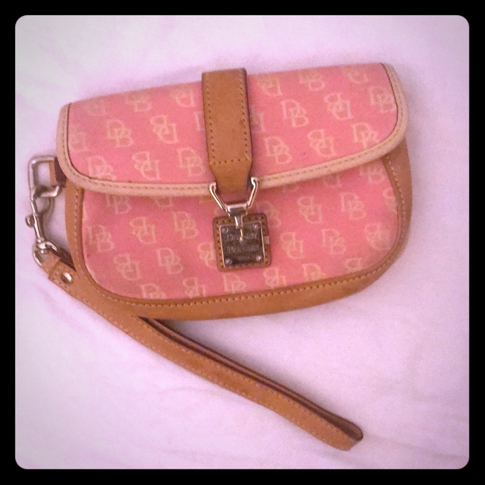 Authentic Dooney and Burke wristlet
